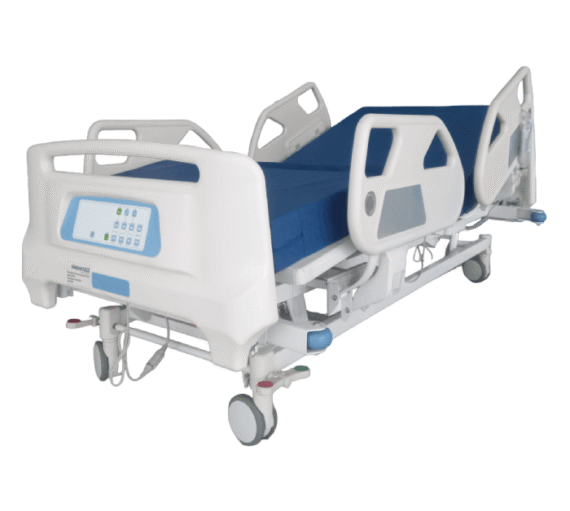 Five-Function Electric ICU Bed with Standard Accessories