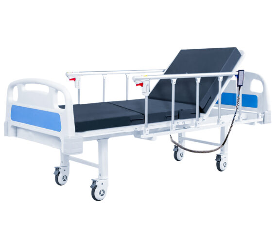 Two Function Electric Hospital Bed with Standard Accessories